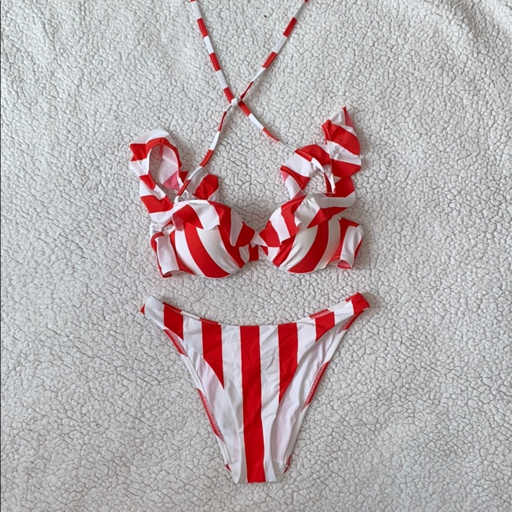 ZARA Striped Bikini
